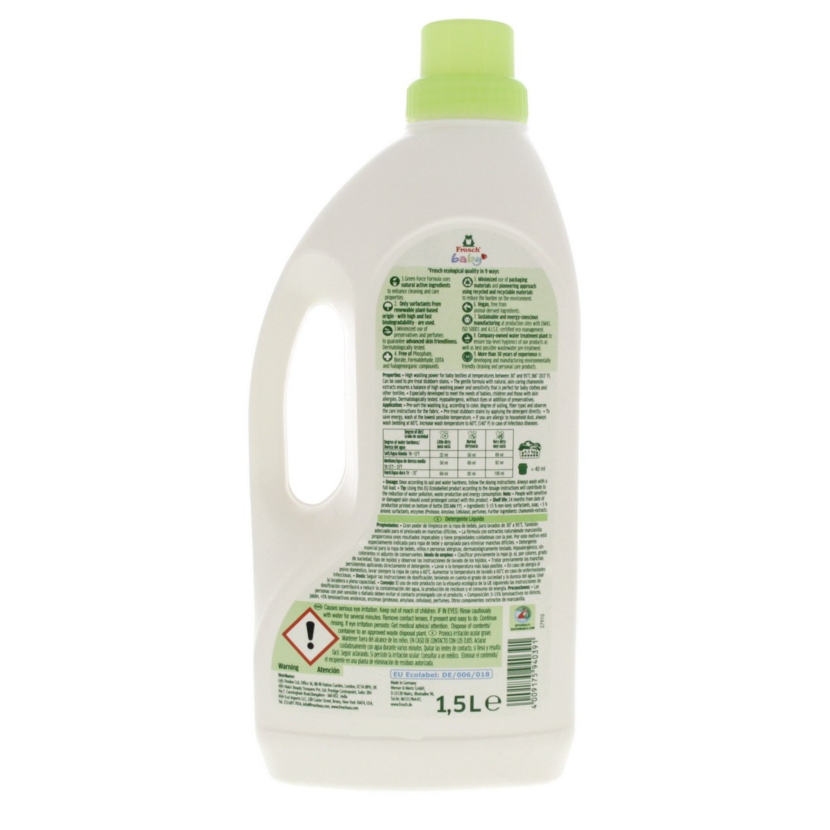 Marke Frosch Baby Liquid Laundry Detergent 1.5Litre 